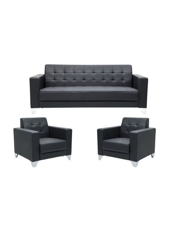 

Karnak Modern 5 Seater Design Sectional Luxury Sofa Set, Black