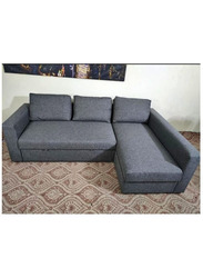 Karnak Modern Design 3 Seater Wooden Sofa Cum Bed, Grey