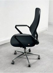 Kaarnak Ergonomic Executive Office Chair with Large Headrest, Black