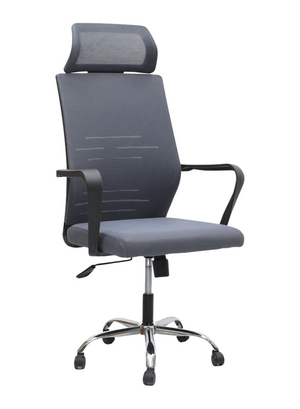 Karnak Mesh Executive Office Home Chair 360° Swivel Ergonomic Adjustable Height, Black