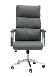 Karnak Executive Ergonomic Design Adjustable Height Leather Chair with Extra Soft Cushions & Armrests, Black