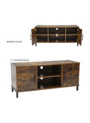 Karnak Stylish & Modern TV Cabinet with Wood Stand, Brown