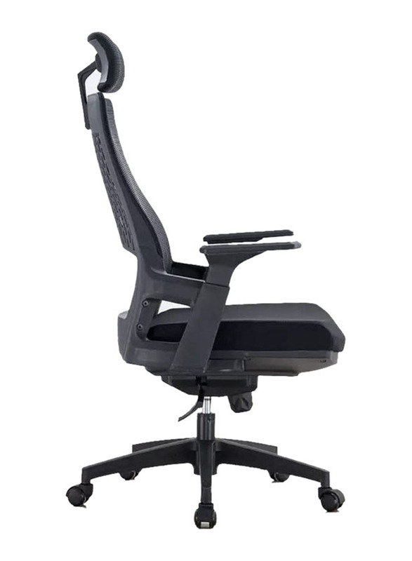 Karnak Office Chair Ergonomic Desk Office Chair with Mesh Design High Back Computer Chair, Black