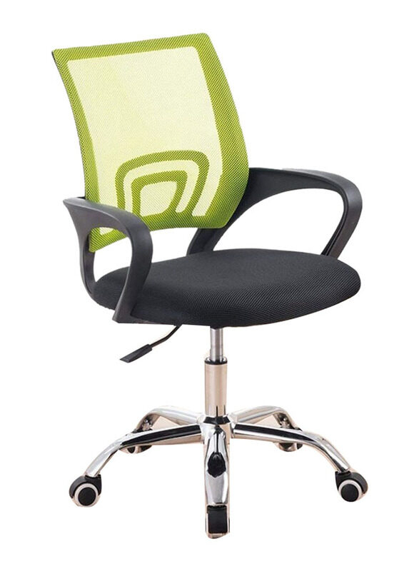 

Karnak Mesh Executive Office Chair 360° Swivel Ergonomic Adjustable Height Lumbar Support Back, Green