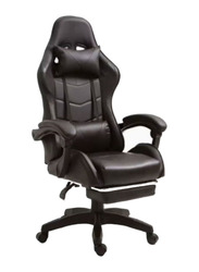 Karnak PU Leather Ergonomic Executive PUBG-3D 360° Rolling Swivel Reclining Computer Gaming Chair, Black