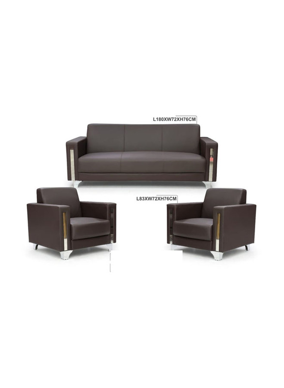 Karnak Luxury Modern Design 5 Seater Sofa Set, Coffee