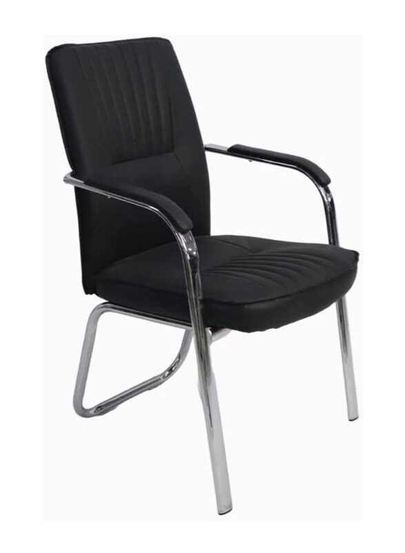 

Karnak Faux Leather Executive Ergonomic Adjustable Chair with Steel Frame, Black