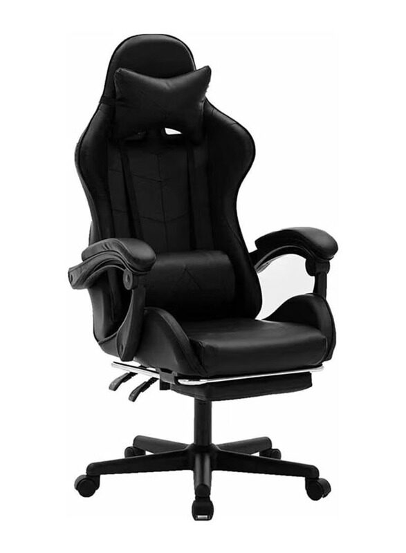 

Karnak PU Leather Ergonomic Executive PUBG-3D 360° Rolling Swivel Reclining Adjustable Height with Headrest Pillow Cushion & Lumber Support Back Compu