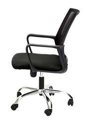 Karnak Executive Ergonomic Adjustable Height Mesh Office Chair with 360° Swivel, Black