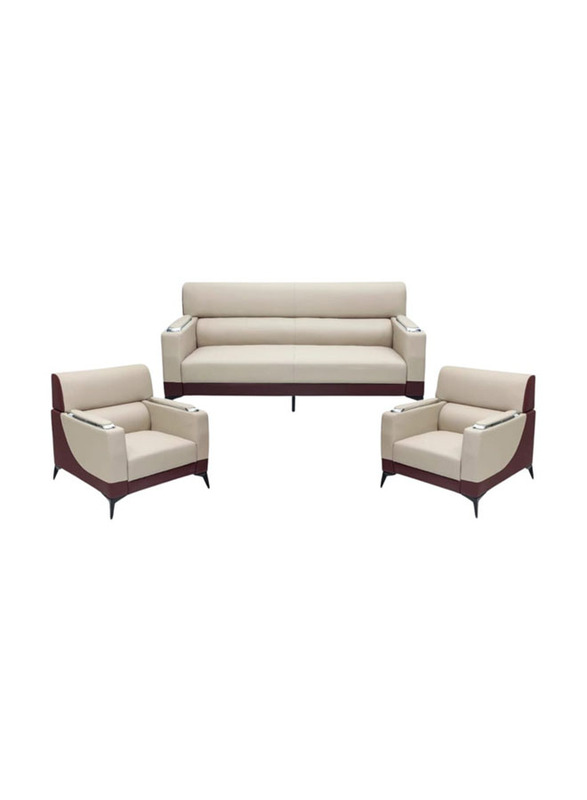 Karnak Luxury 5-Seater Sofa Set, Beige