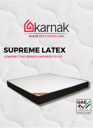 Karnak Supreme Latex Mattress, Gulf Emperor, White/Black