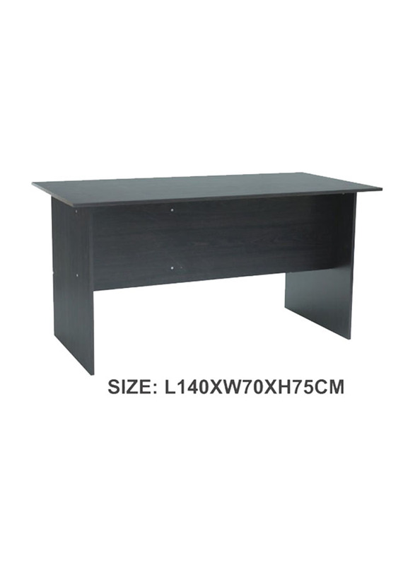 Karnak Wooden Office Desk Table, Black