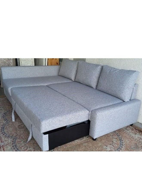 Karnak Diwan Sofa Cum Bed with Storage Box 3 Seater, Blue