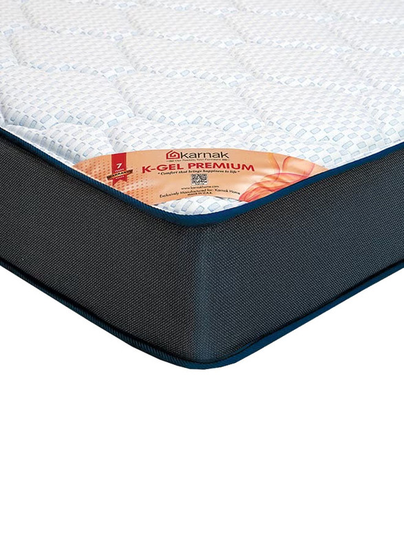 Karnak K-Gel Premium Memory Foam Mattress, UK Emperor, Multicolour