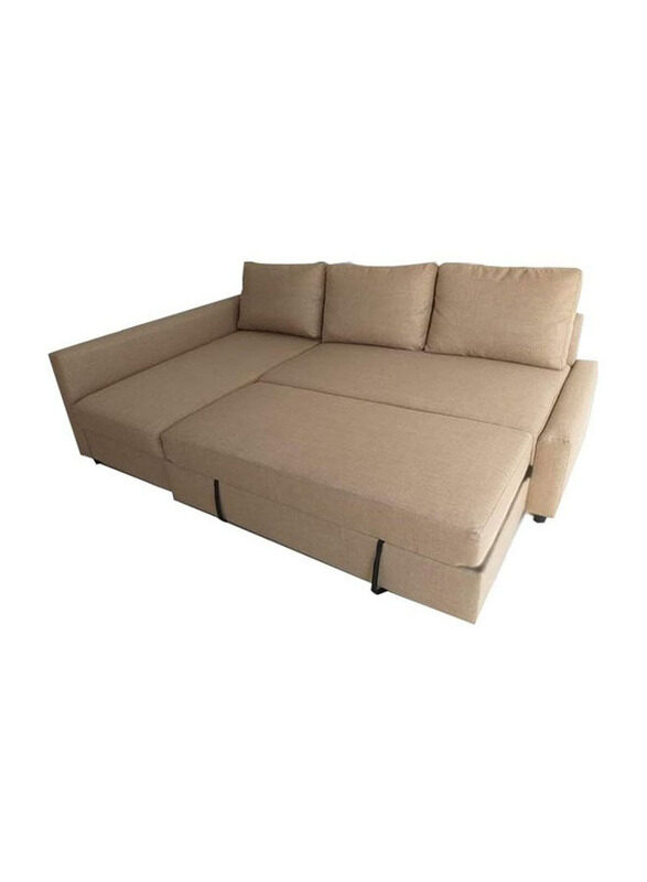 

Karnak Diwan 3-Seater Sofa and Bed with Storage Box Convertible, Beige