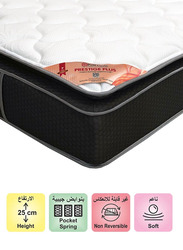 Karnak Prestige Pocketed Pillow Top Spring Soft Feel Medical Mattress, USA Wyoming King, Multicolour