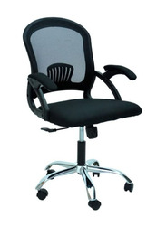 Karnak Executive Ergonomic Adjustable Height Mesh Office Chair with 360° Swivel, Black