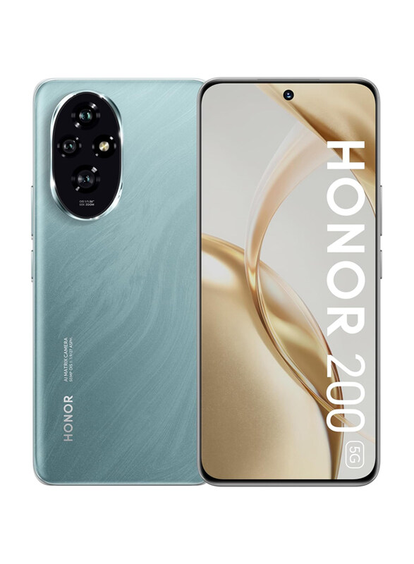 

Honor 200 256GB Emerald Green, 12GB RAM, 5G, Dual Sim Smartphone, Middle East Version