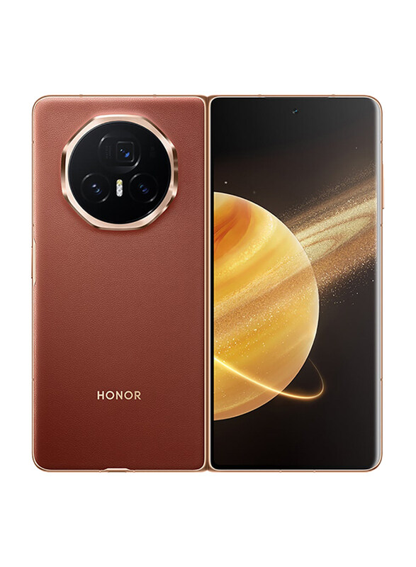 

Honor Magic V3 512GB Reddish Brown, 12GB RAM, 5G, Dual Sim Smartphone, Middle East Version