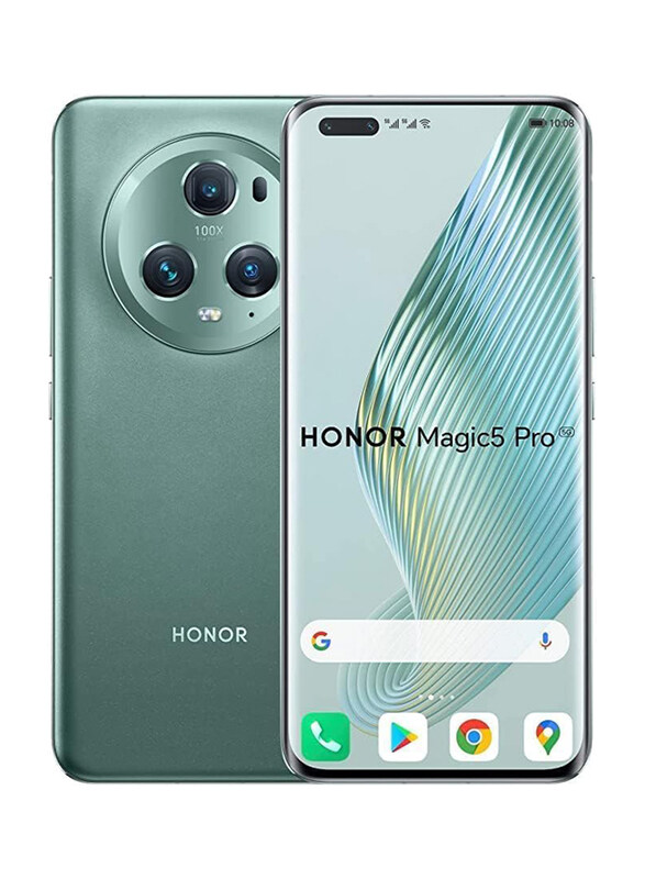 

Honor Magic5 Pro 512GB Meadow Green, 12GB RAM, 5G, Dual Sim Smartphone, Middle East Version