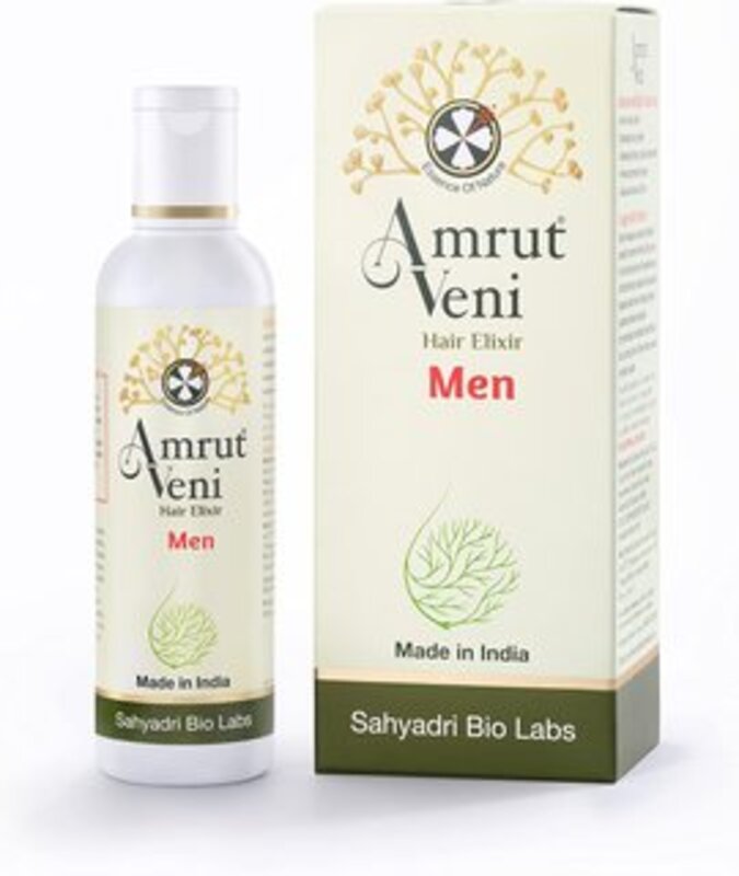 Amrutveni Hair Elixir Oil For Men - Biotechnologically Engineered For Lush, Beautiful And Healthy Hair, 50Ml, Pack Of 1