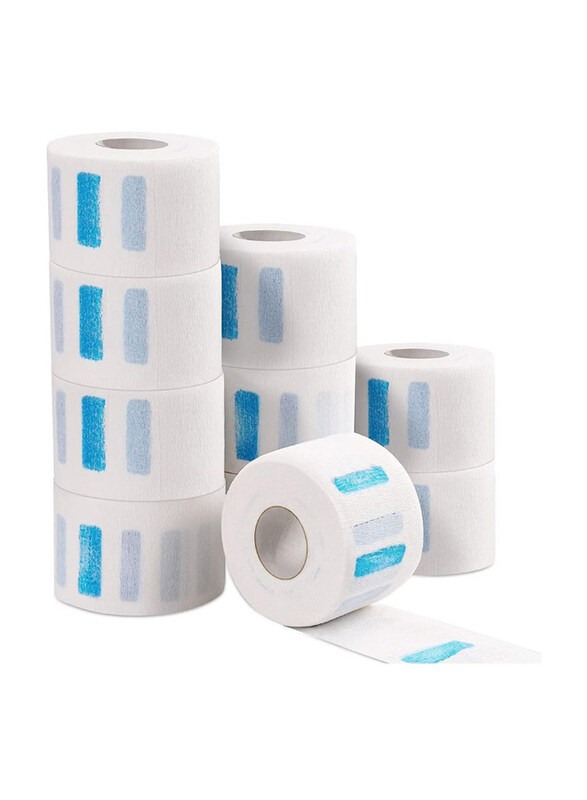 

Vsell24 1500 Strips 15 Rolls Professional Stretchy Disposable Haircutting Neck Strips, White