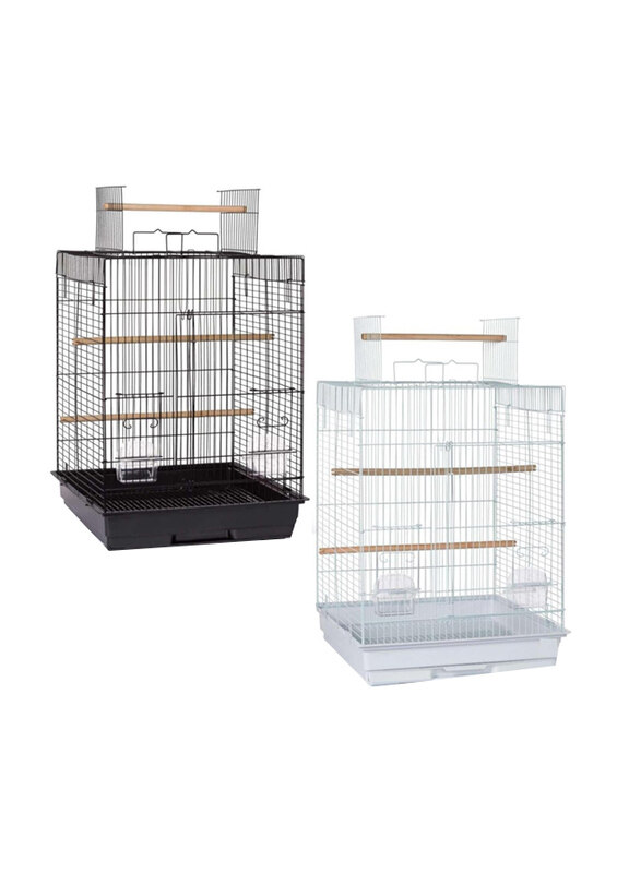 

Vsell24 Top and Side Open Hanging Small and Medium Bird Cage, Multicolour