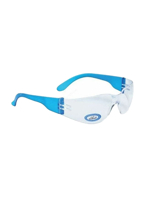 

Vaultex UV Protection Anti Scratch Safety Goggles Eye Protection Spectacles, Clear/Blue