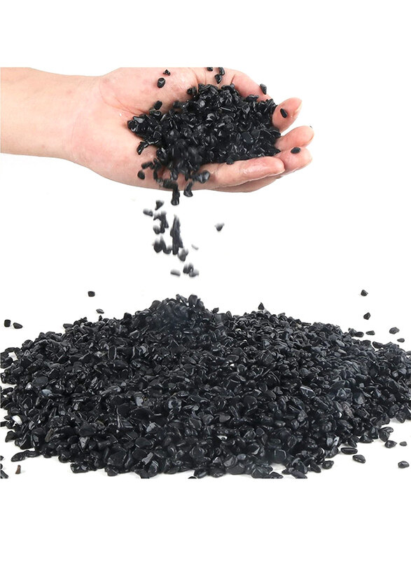 

Vsell24 River Rock Pebbles, 10 Kg, Black