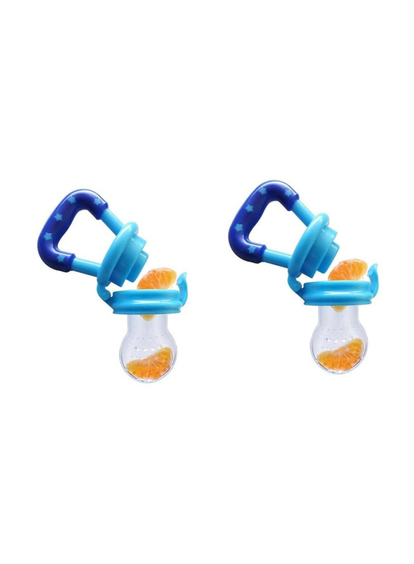 

As Seen On TV Fruit Food Feeder Teething Pacifier, 2 Pieces, Blue