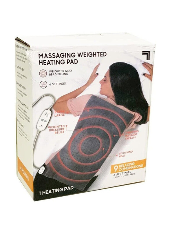

Vsell24 Massaging Weighted Heating Pad, Black