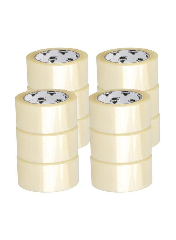 

Vsell24 Heavy-Duty Packing Tapes, 50 Yards. 12 Pieces, Clear