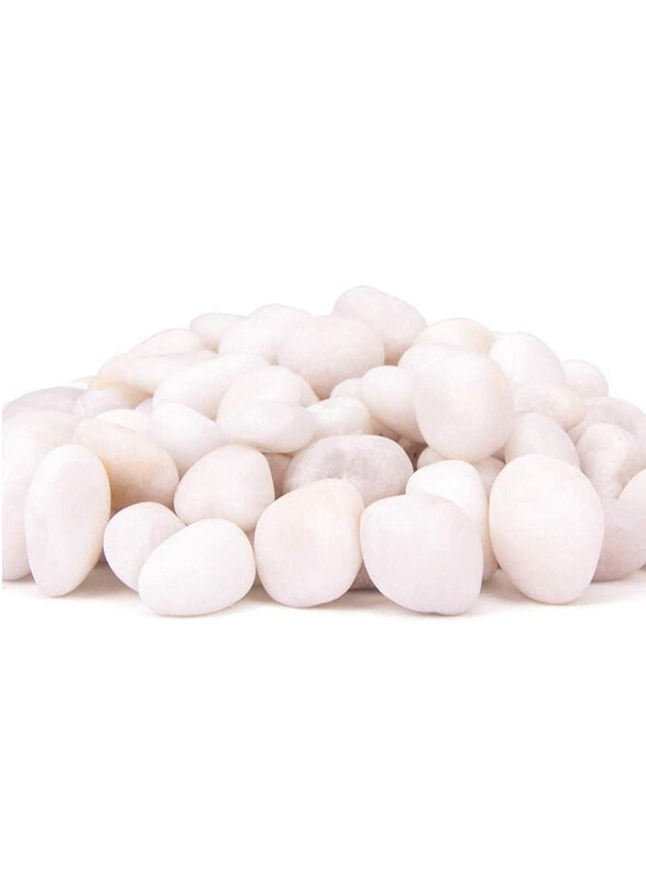 

Vsell24 Decorative Pebbles River Rock, 3 Kg, White