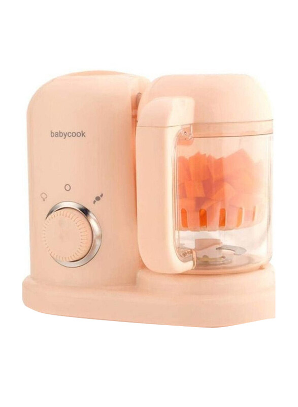 

Babycook Electric Food Supplement Cooking Grinder With Steamer, 300W, Pink