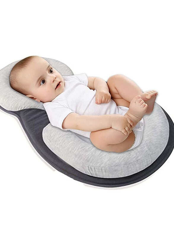

Generic Sleeping Defensive Head Stereotypes Pillow, Black/Grey