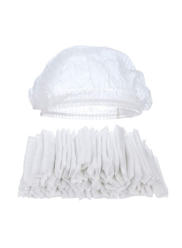 

Generic Disposable Bouffant Hair Bathroom Elastic Shower Cap, 500 Pieces