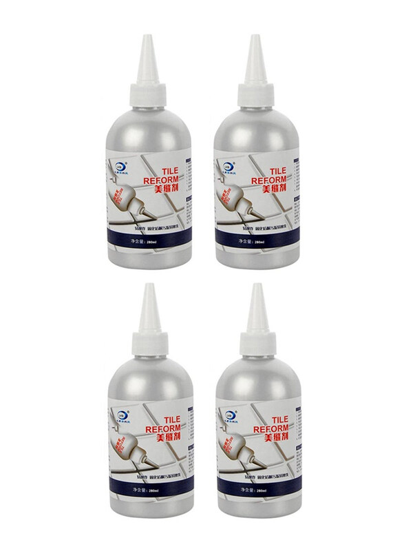 

Generic 4-Piece 280ml Tile Gap Refill Agent & Repair Glue Waterproof and Moldproof, White