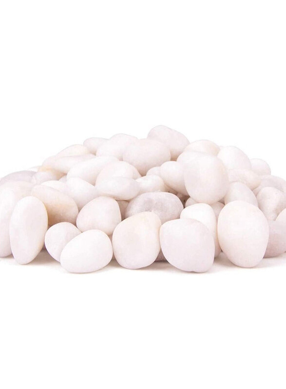 

Vsell24 Decorative Pebbles River Rock, 10 Kg, White