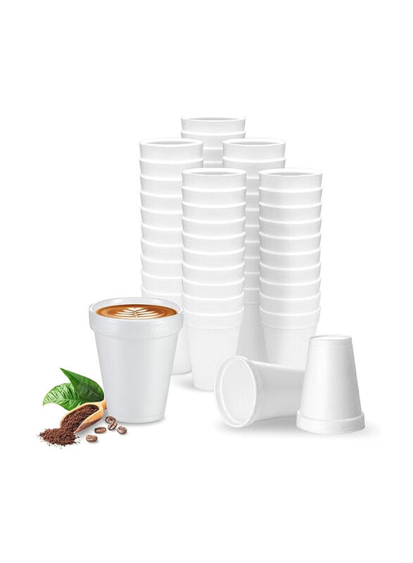 

Vsell24 6oz 500-Piece Foam Disposable Cups Set, White