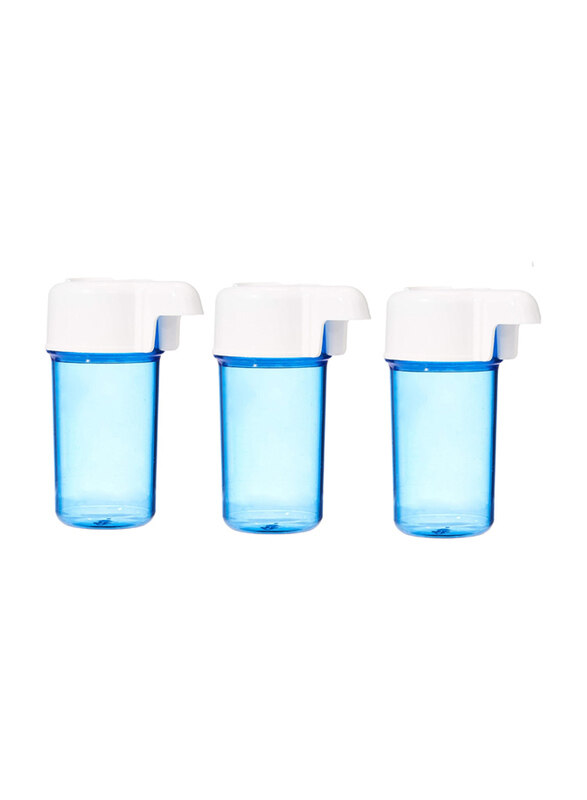 

Vsell24 Fountain Altair Bird Cage Attach Water Bottle, 3 x 80ml, Blue
