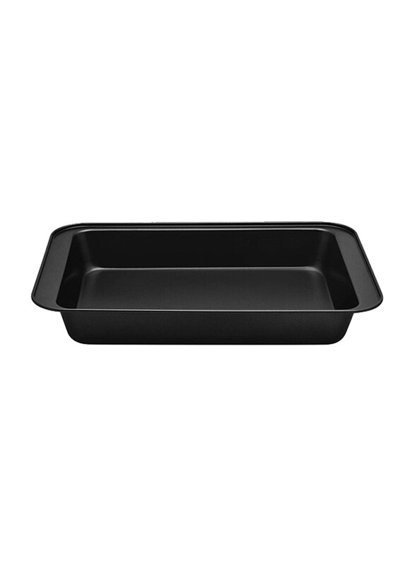

Generic 37cm Rectangular Double-Sided Non-Stick Baking Dish, Black