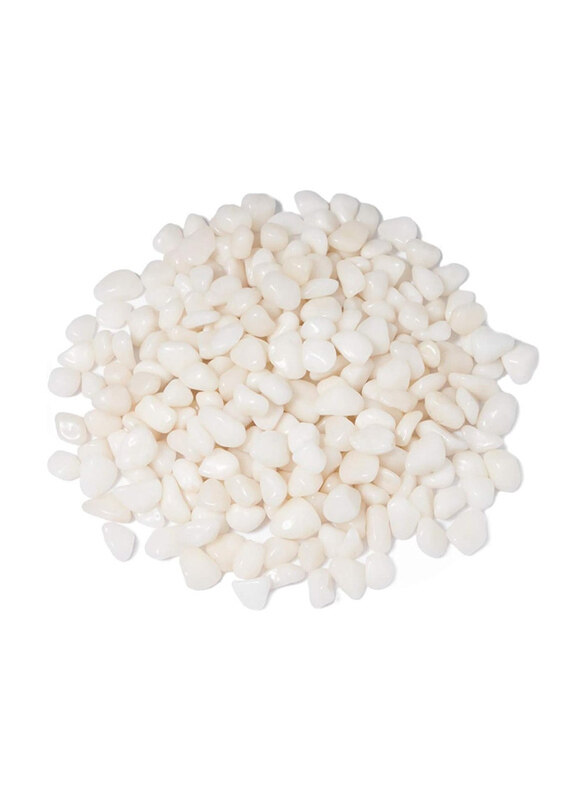 

Vsell24 10-12mm Medium River Rocks for Fish Tank Aquariums, White