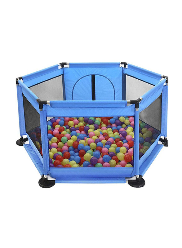 

As Seen On Tv Portable Indoor and Outdoor Toddlers Kids Activity Center Child Fence Tent With 50 Balls, Ages 1+, Multicolour