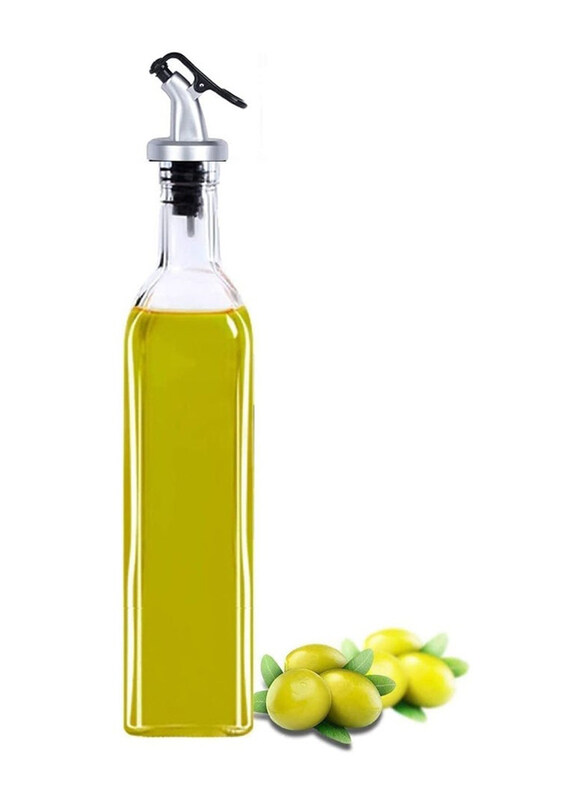 

As Seen On Tv 500ml Leak Proof Glass Bottle Oil Dispenser, Clear
