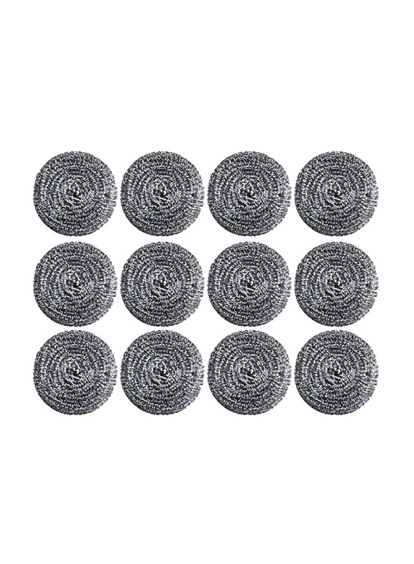 

Generic Scrubbers Stainless Steel Durable Scourer Metal Scourer, 12 Pieces