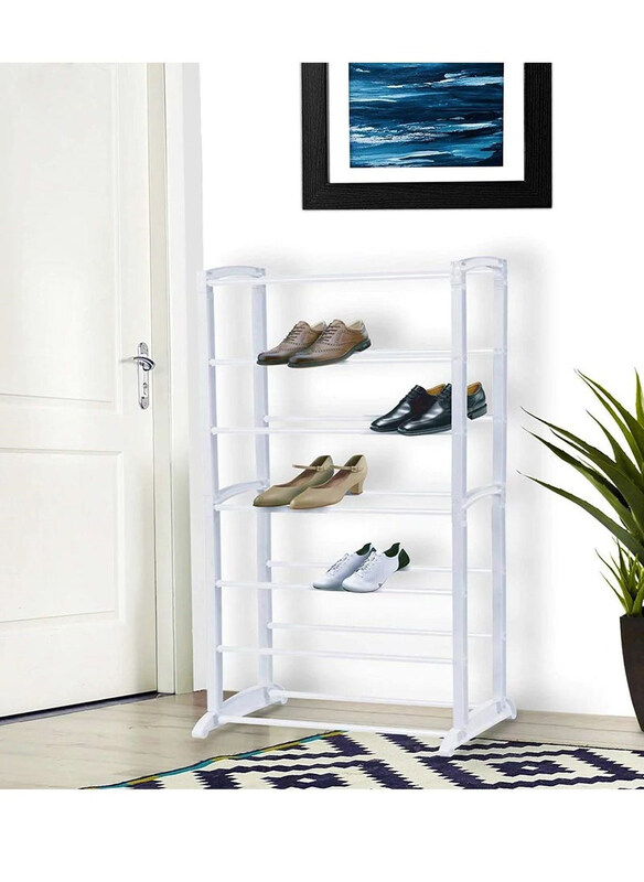 

Vsell24 7-Layer Amazing Freestanding Shoe Storage Shelf Rack, White