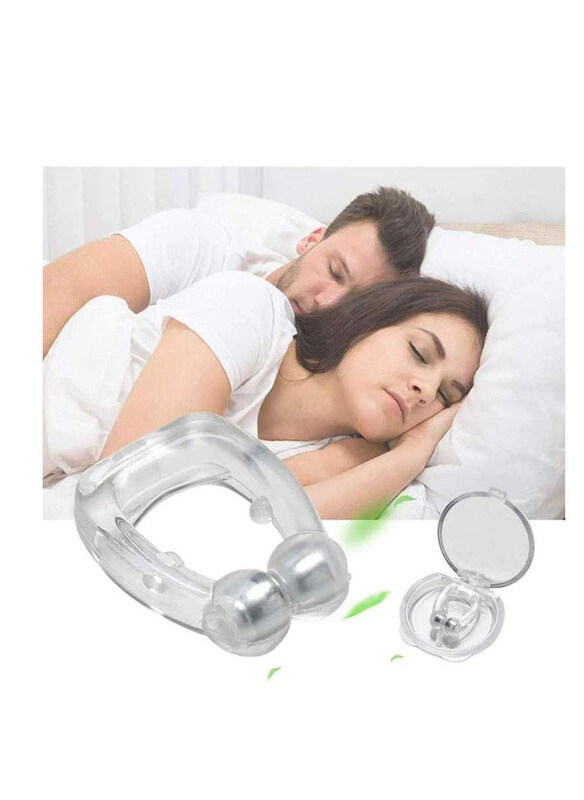 

As Seen On TV Nasal Dilators Anti-Snoring Nose Clip with Magnetic Snore Plugs, 2 Piece, Clear