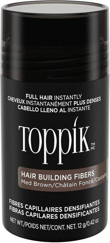 

Toppik Hair Building Fiber, 12 G, Medium Brown