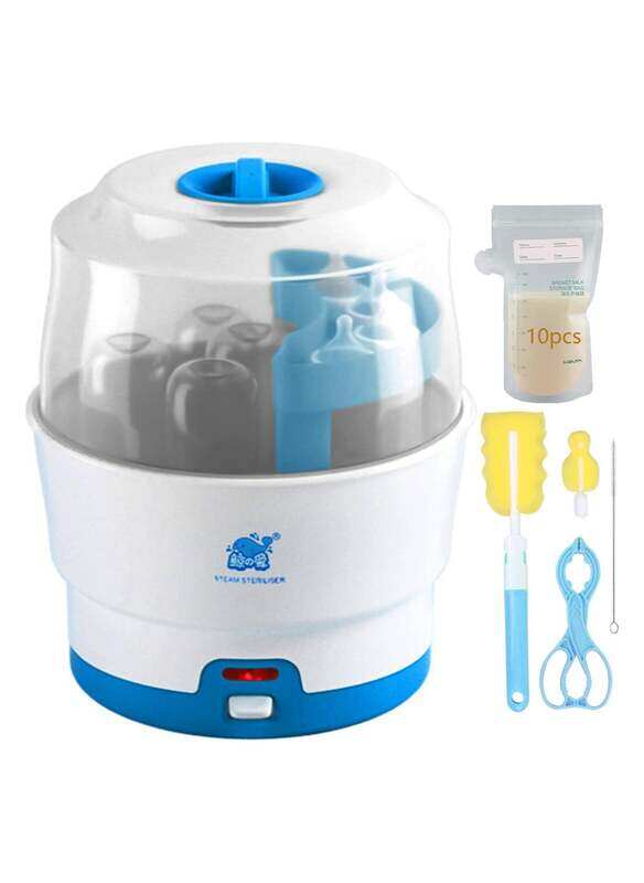 

Huggies Baby Bottle Sterilizer, Electric Steam Bottle Sterilizer And Dryer, Safe Material BPA free, Anti-dry Non-stop Power Supply