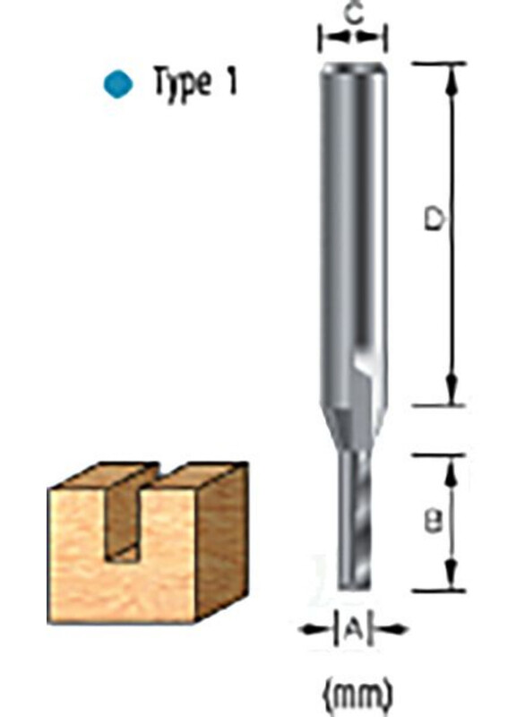 

Makita ACC Straight Bit 12x12 D13459